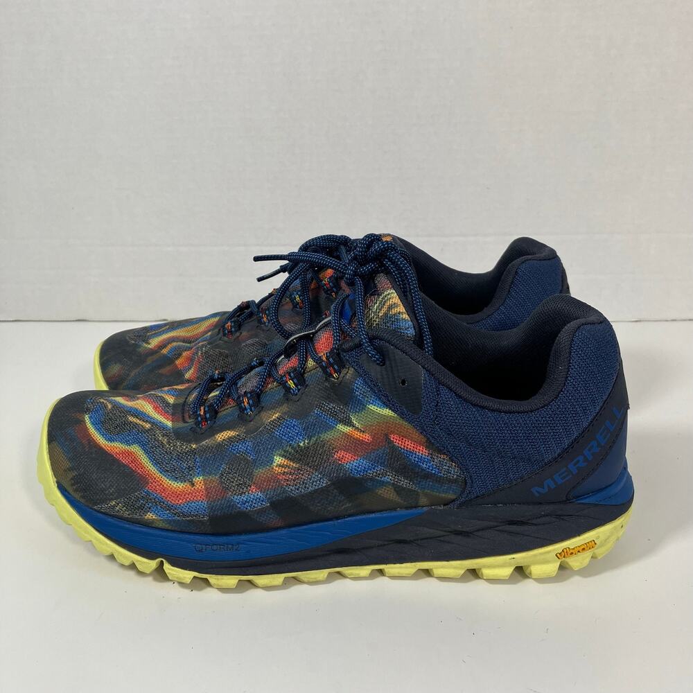 Merrell Womens Sz 10 ANTORA 2 Rainbow MTN Trail Running Shoe Sneakers Vibram